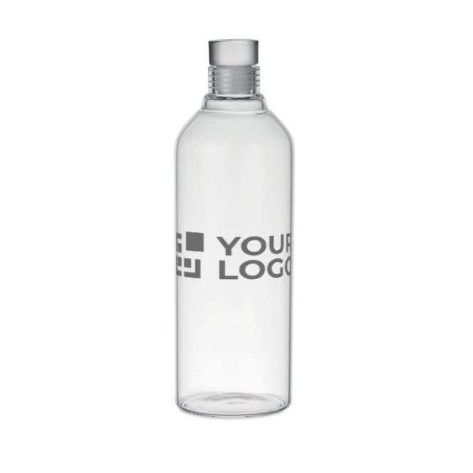 Botellas de vidrio de tamaño grande