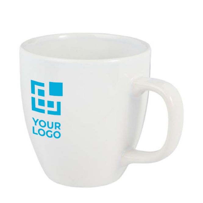 Taza de cerámica brillante para capuchinos