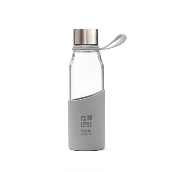 Botella de cristal con origina funda