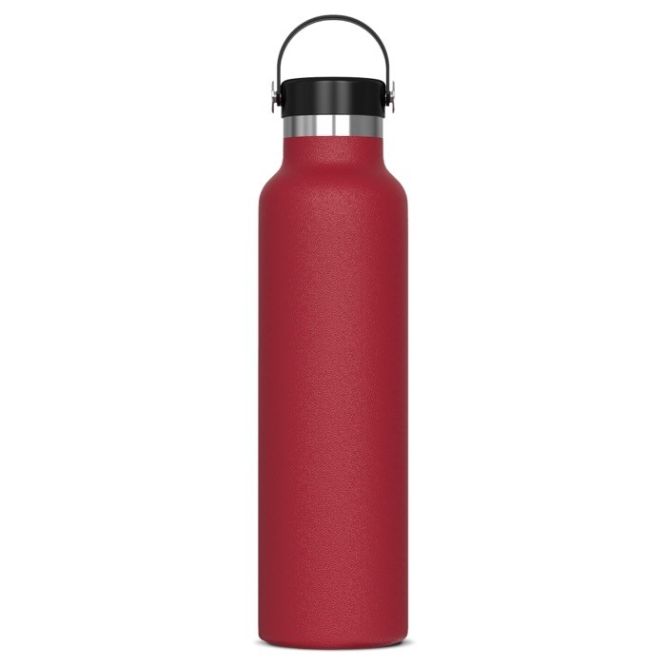 Botella con recubrimiento de polvo con acabado de calidad 650ml
