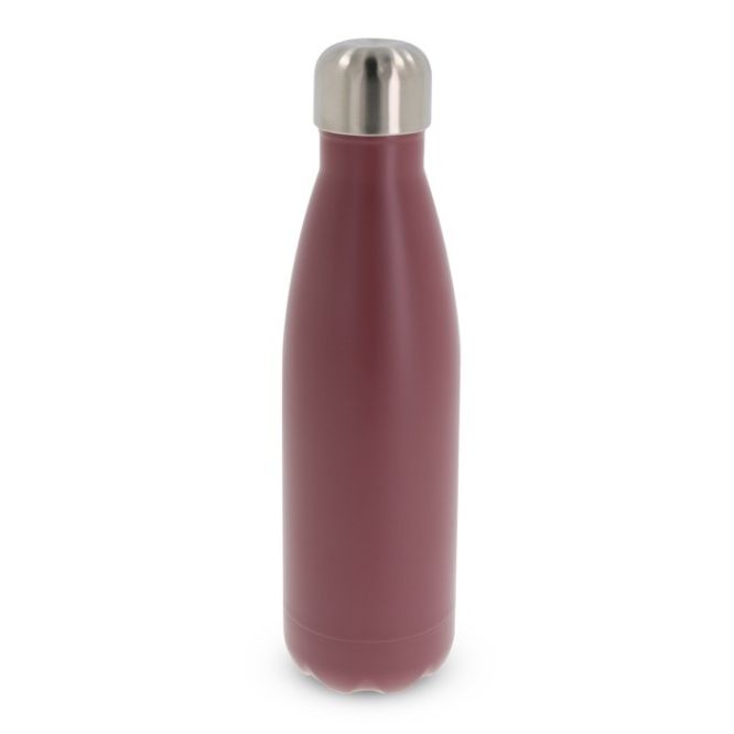 Botellas de acero en colores pasteles con cierre hermético 500ml