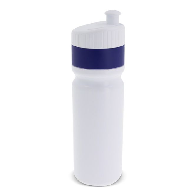Bidón deportivo sin BPA con línea de colores diferentes 750ml