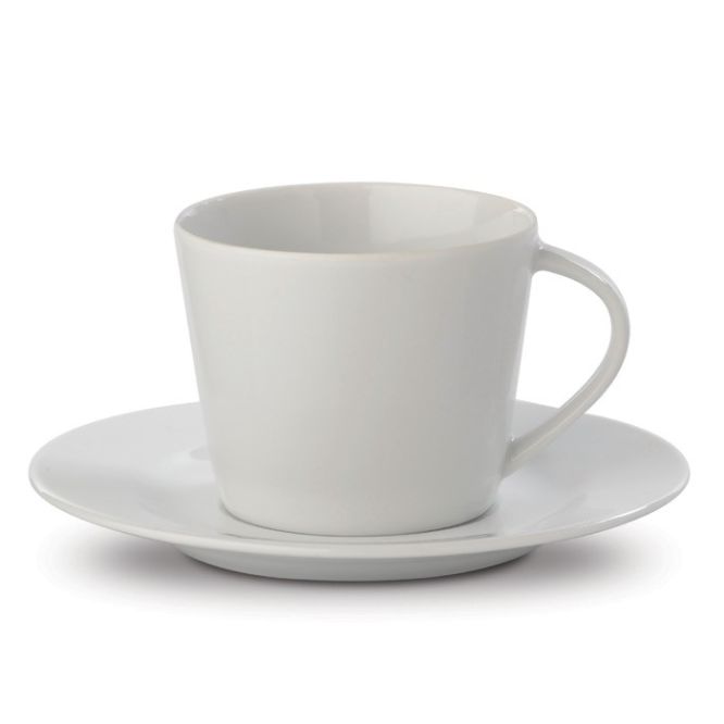 Taza para café espresso con plato de porcelana a conjunto 160ml