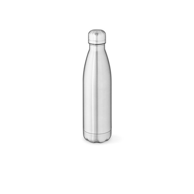 Botellas para empresas con acabado brillante con tapón metálico 550ml