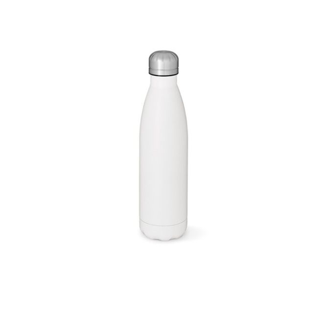 Botella de acero inoxidable reciclado con tapón antifugas metálico 1L