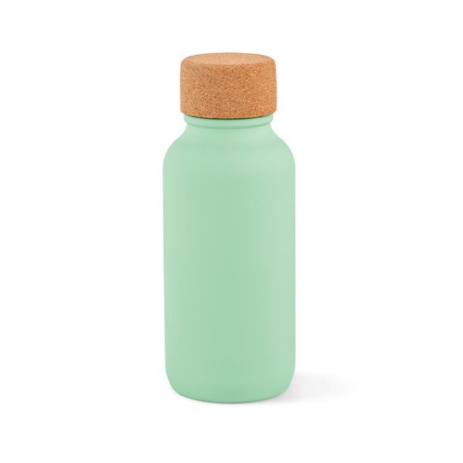 Botellas de acero inoxidable con colores mate y tapón de corcho 500ml