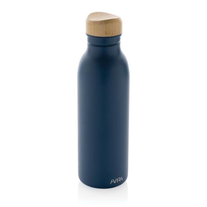 Botella de acero inoxidable y apariencia metalizada 600ml