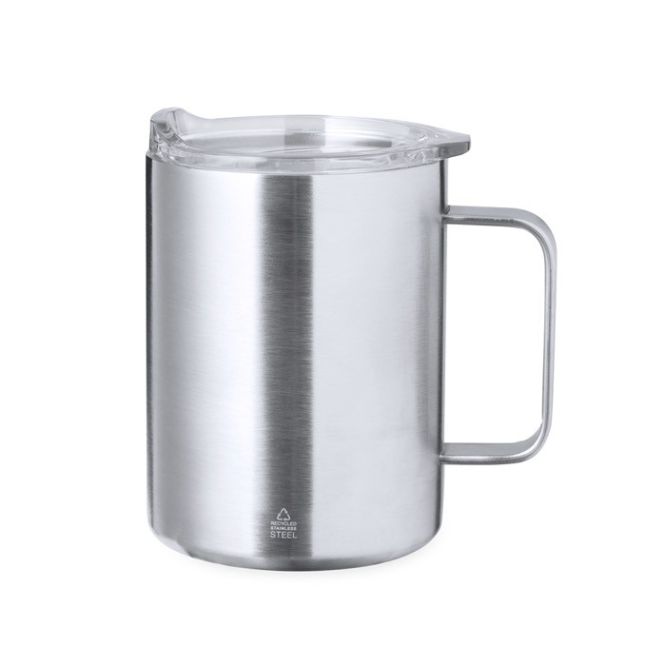 Tazas con dosificador de acero inoxidable con doble pared 370ml