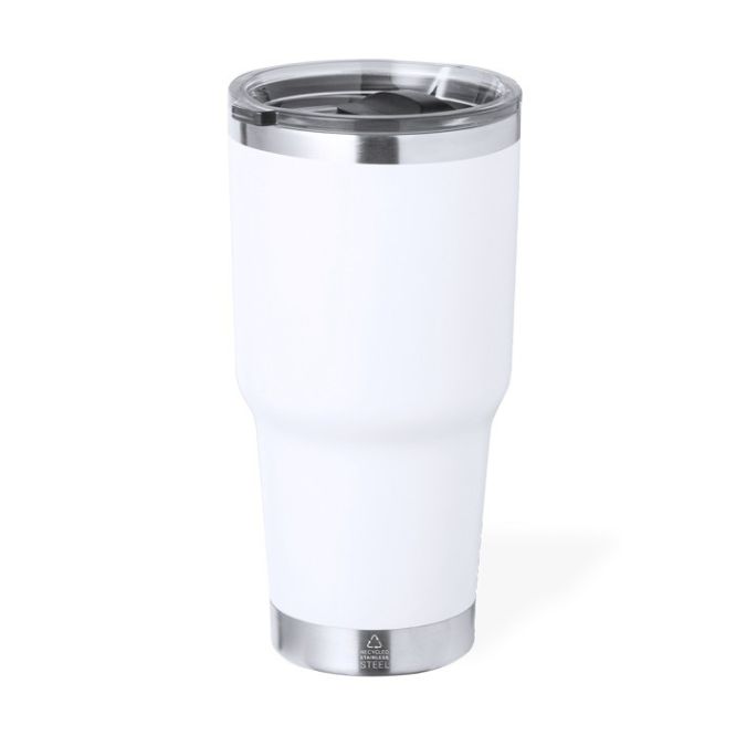 Vasos de doble pared para empresas con dosificador en la tapa 600ml