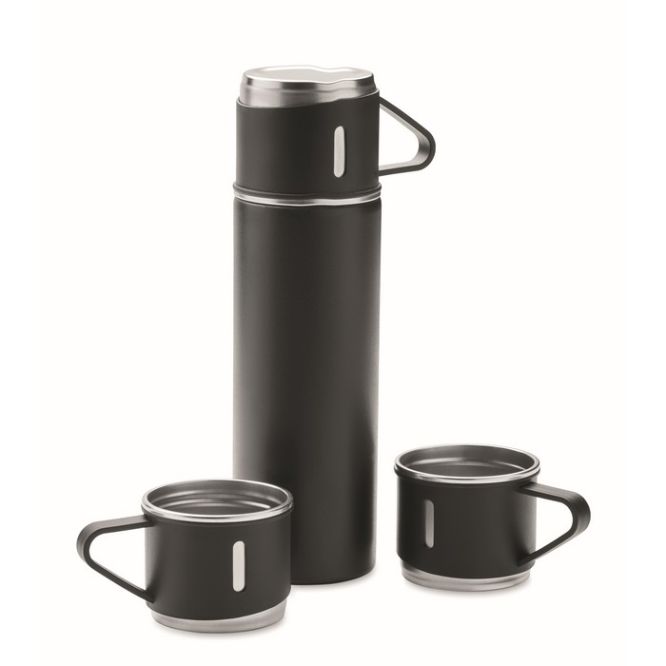 Botellas de acero antigoteo de 420ml y 2 tazas de 150ml