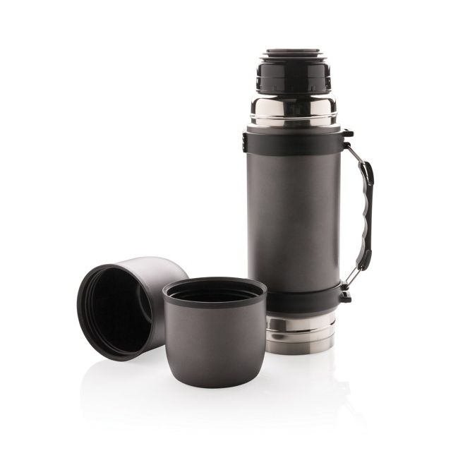 Termos de acero con dos tazas de diseño profesional 700ml