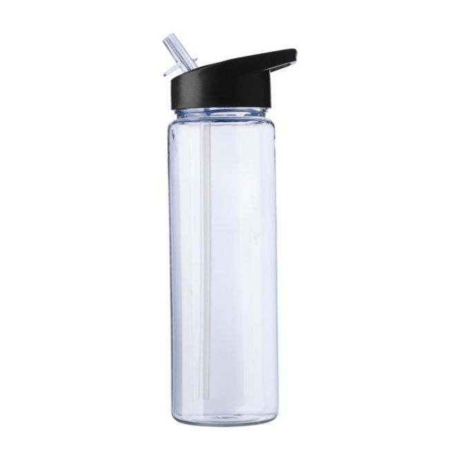 Botellas deportivas de plástico reciclado con boquilla plegable 750ml