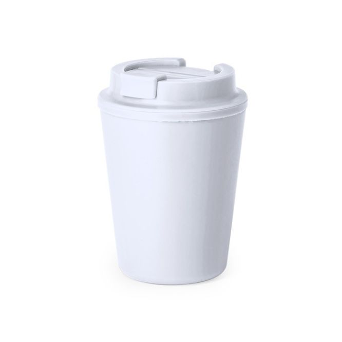 Vasos takeaway con tapa de seguridad fabricado en BPA de 300ml