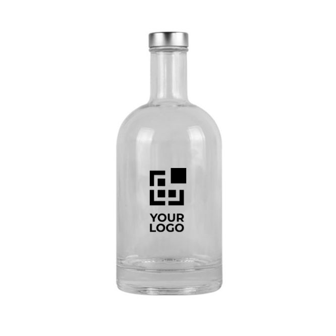 Botellas de cristal con logo y tapón de aluminio 750ml