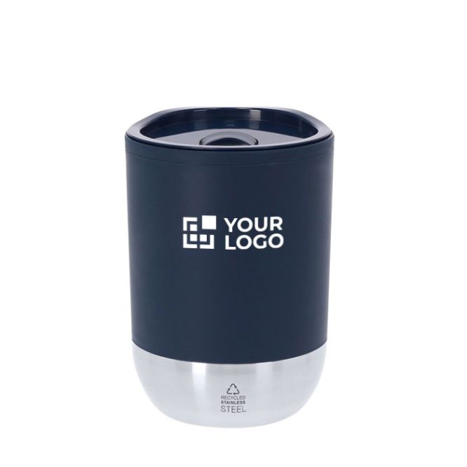 Vaso termo con base de acero y cuerpo de color 290ml