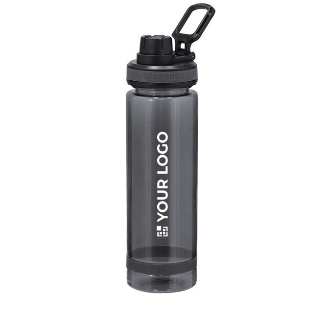 Botella grande translúcida con dosificador 1L