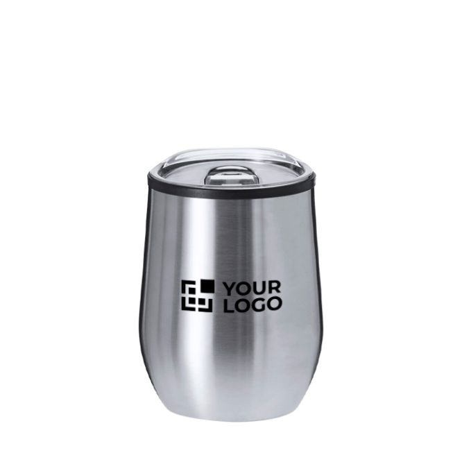 Vasos para llevar con tapa transparente 330ml