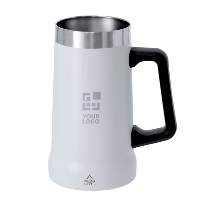 Jarra de acero con diseño moderno para merchandising 700ml