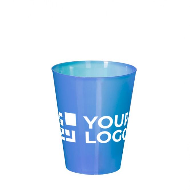 Vaso reutilizable con llamativos colores translúcidos 500ml