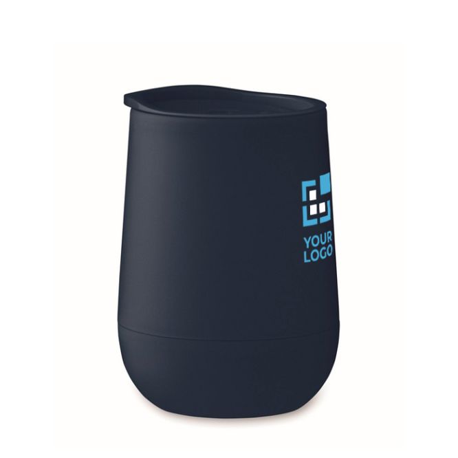 Vasos take away termo con cierre deslizante en la tapa 300ml