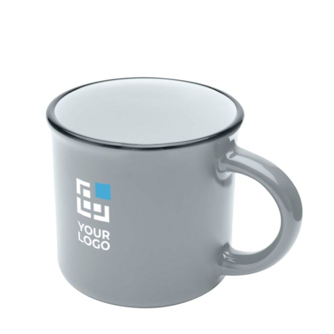 Tazas promocionales de estilo vintage de colores 240ml