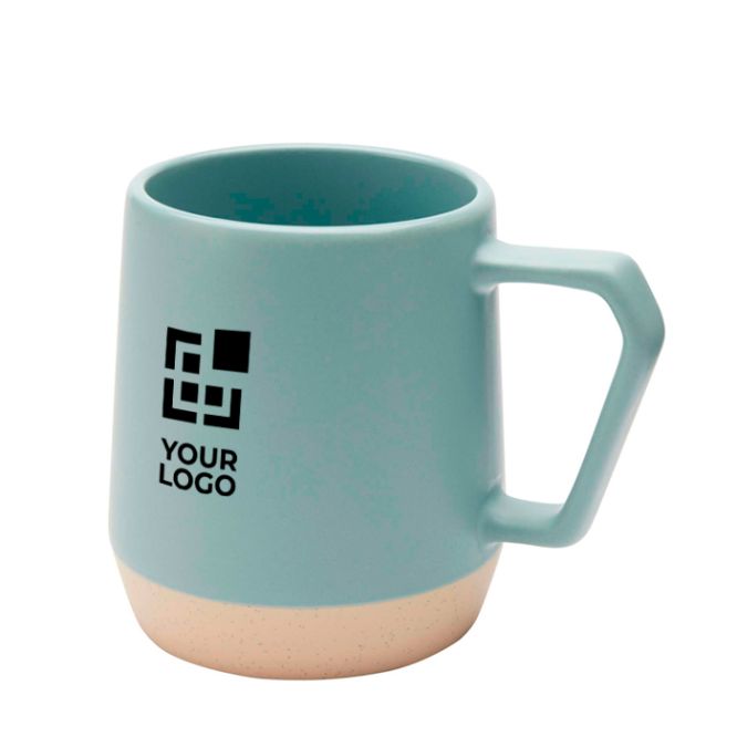 Tazas de cerámica con base sin esmaltar y acabado mate 300ml