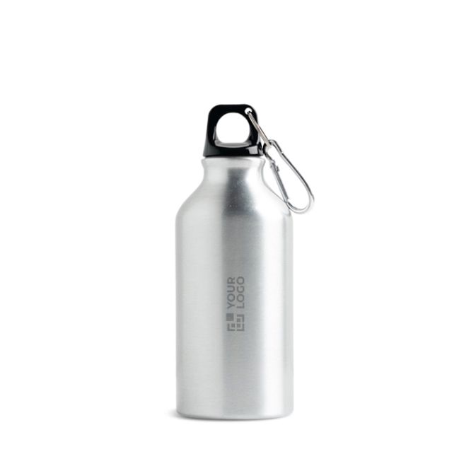 Botellas de aluminio metálicas eco de tamaño pequeño 400ml
