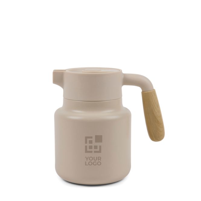 Jarras térmicas de acero inoxidable reciclado elegantes 1,2L