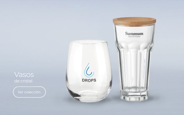 Vasos de cristal personalizados baratos